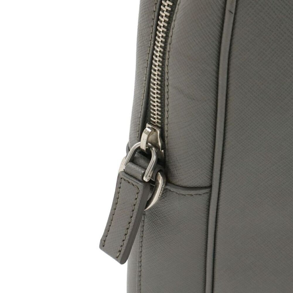 Prada Leather Triangle Logo Briefcase - Picture 5 of 9